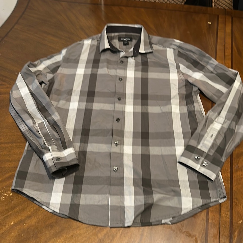 Attention men’s shirts multicolor. Sz M